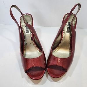 Red Sling Back Heels